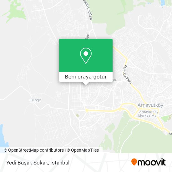 Yedi Başak Sokak harita