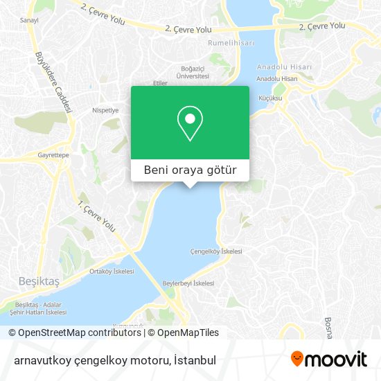 arnavutkoy çengelkoy motoru harita