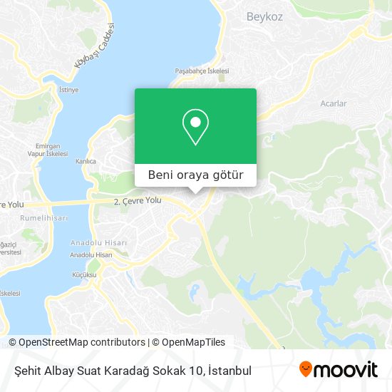 Şehit Albay Suat Karadağ Sokak 10 harita