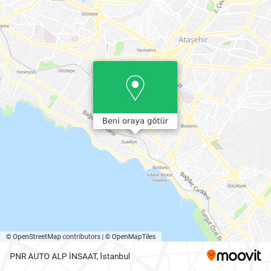 PNR AUTO ALP İNSAAT harita