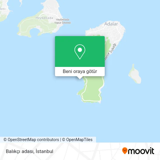 Balıkçı adası harita