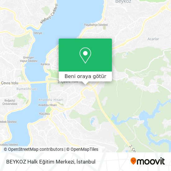 BEYKOZ Halk Eğitim Merkezi harita
