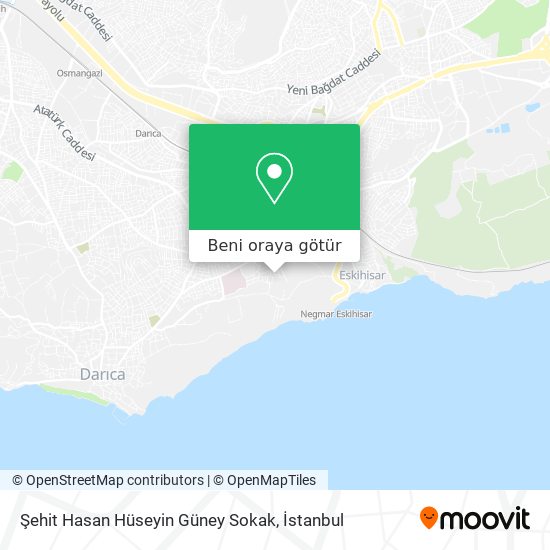 Şehit Hasan Hüseyin Güney Sokak harita