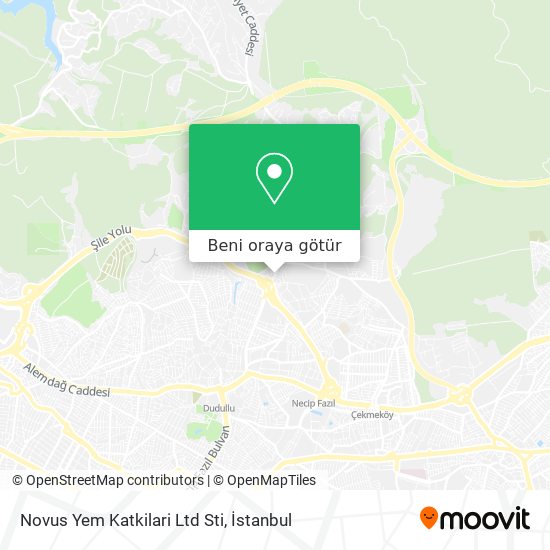 Novus Yem Katkilari Ltd Sti harita