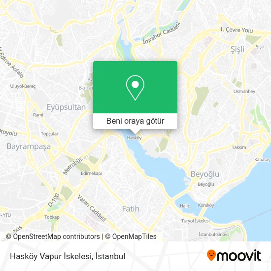 Hasköy Vapur İskelesi harita