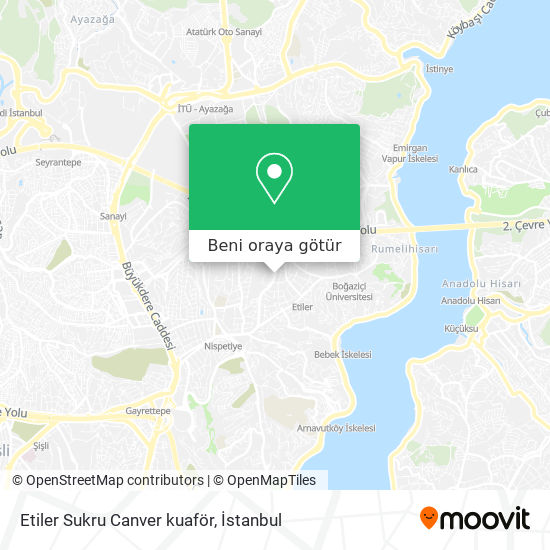 Etiler Sukru Canver kuaför harita