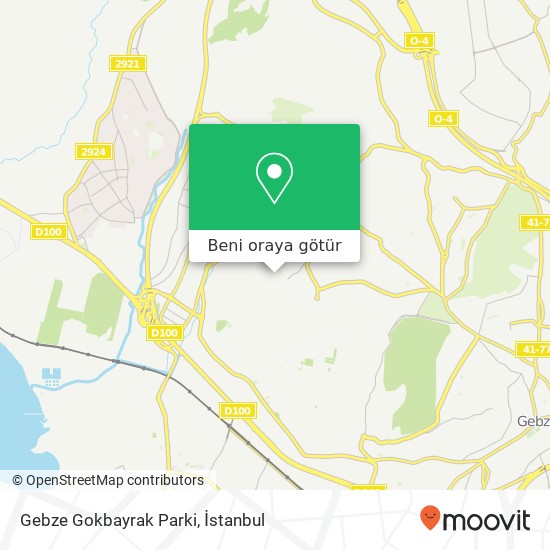 Gebze Gokbayrak Parki harita