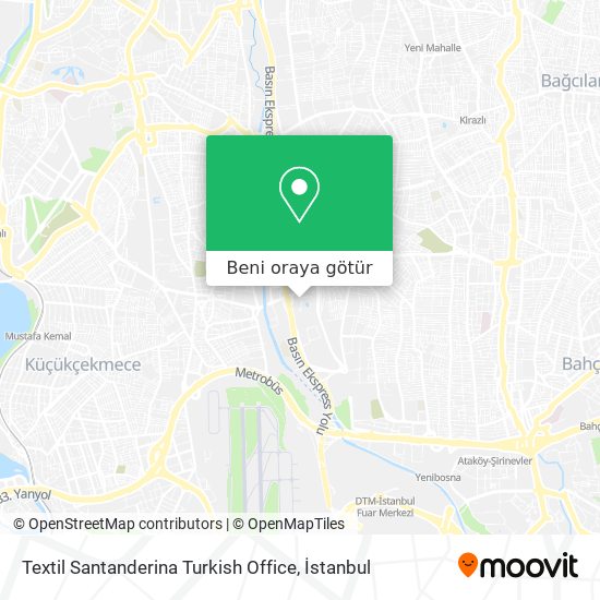 Textil Santanderina Turkish Office harita