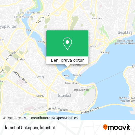 İstanbul Unkapanı harita