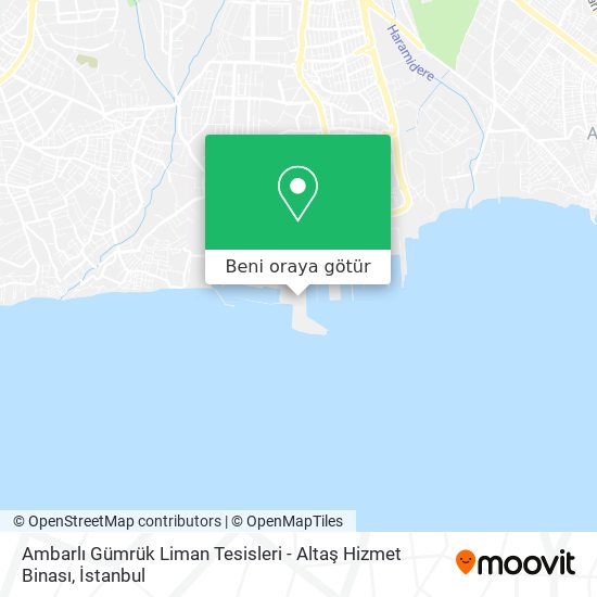 Ambarlı Gümrük Liman Tesisleri - Altaş Hizmet Binası harita