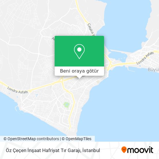 Öz Çeçen İnşaat Hafriyat Tır Garajı harita