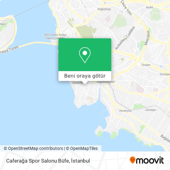 Caferağa Spor Salonu Büfe harita