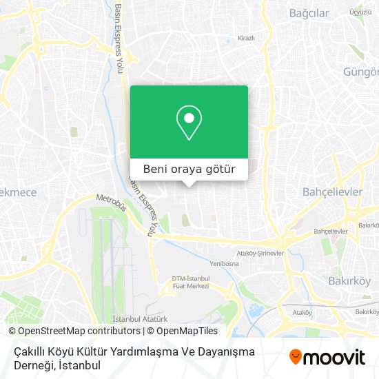 Çakıllı Köyü Kültür Yardımlaşma Ve Dayanışma Derneği harita