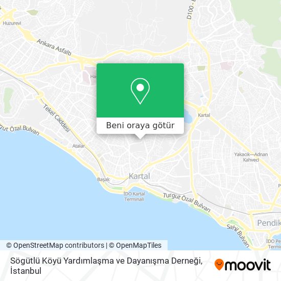 Sögütlü Köyü Yardımlaşma ve Dayanışma Derneği harita