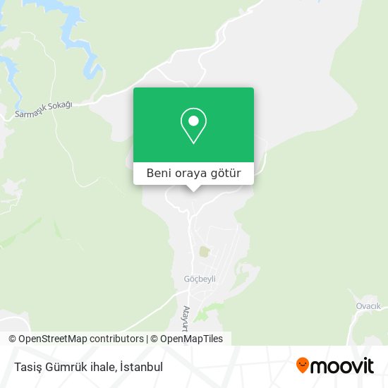 Tasiş Gümrük ihale harita