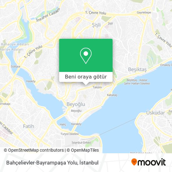 Bahçelievler-Bayrampaşa Yolu harita