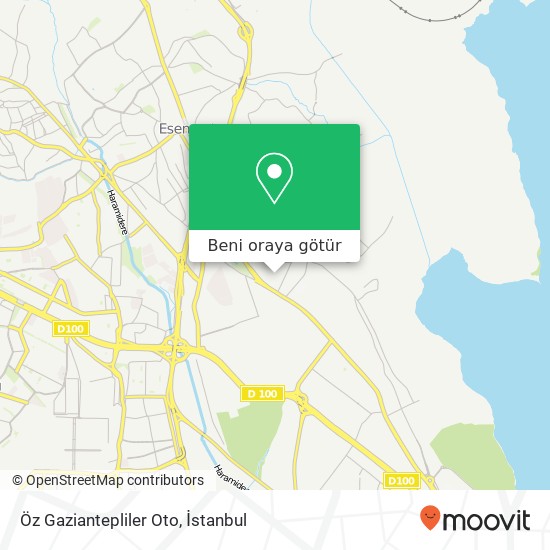 Öz Gaziantepliler Oto harita