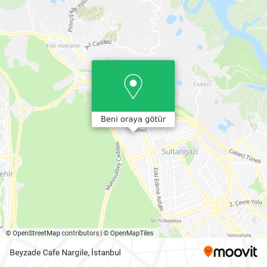 Beyzade Cafe Nargile harita