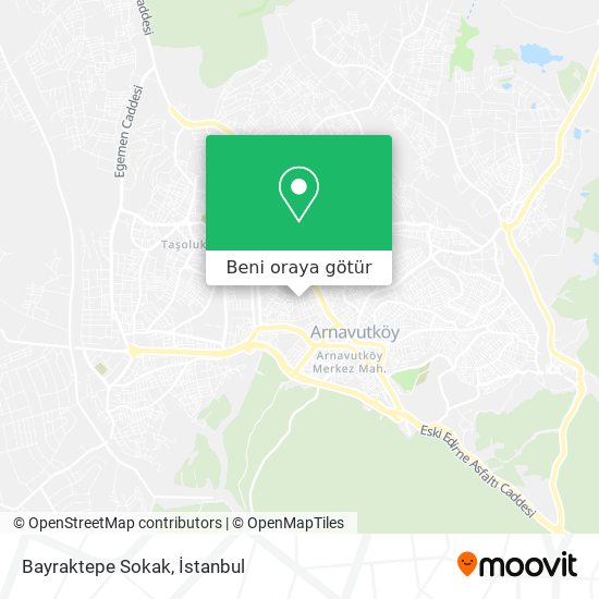 Bayraktepe Sokak harita