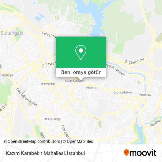 Kazım Karabekir Mahallesi harita