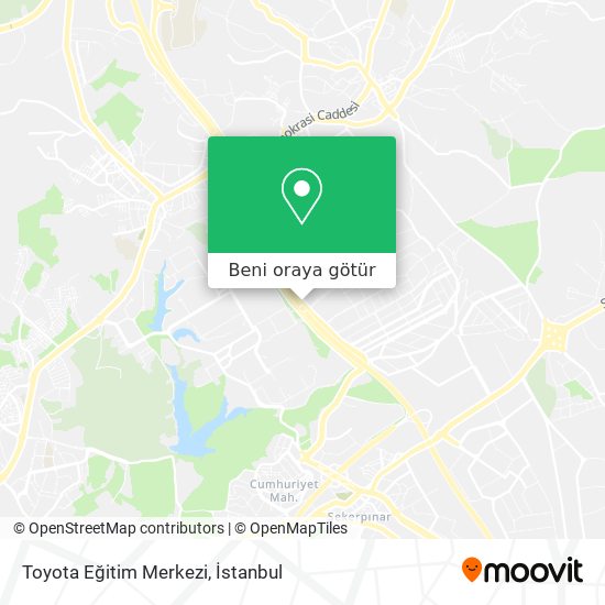 Toyota Eğitim Merkezi harita