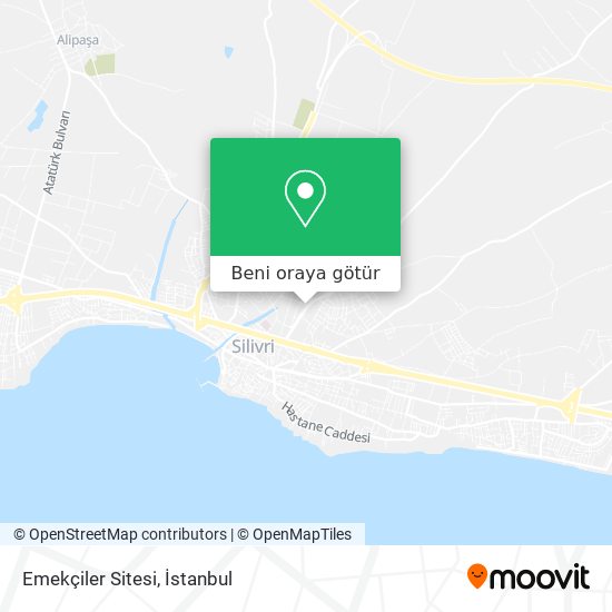 Emekçiler Sitesi harita