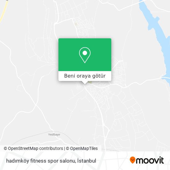 hadımköy fitness spor salonu harita