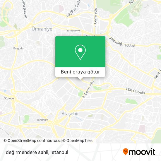 değirmendere sahil harita