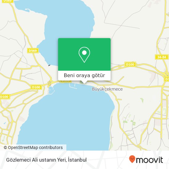 Gözlemeci Ali ustanın Yeri harita