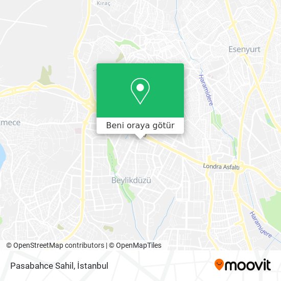Pasabahce Sahil harita