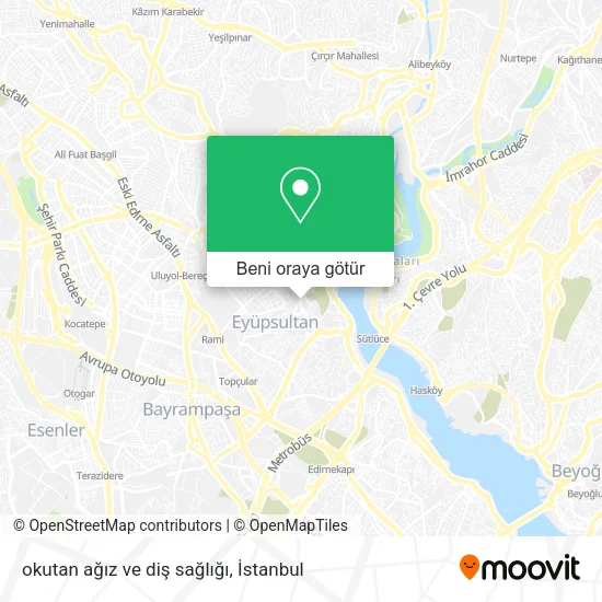 okutan ağız ve diş sağlığı harita