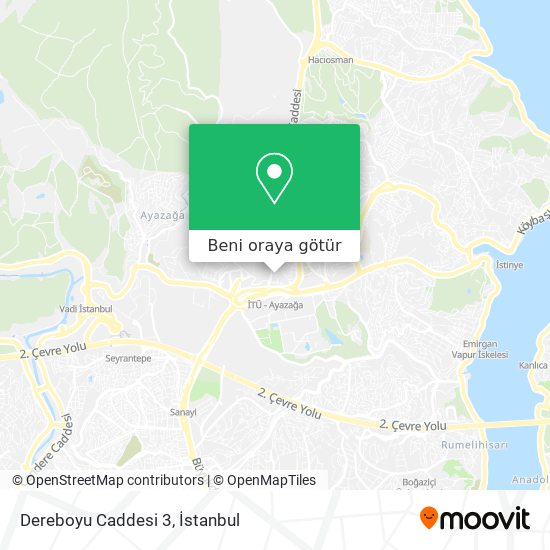 Dereboyu Caddesi 3 harita