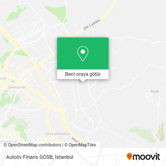 Autoliv Finans GOSB harita