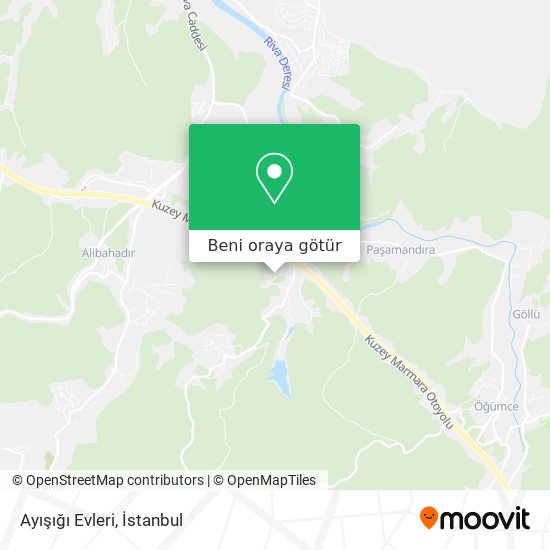 Ayışığı Evleri harita