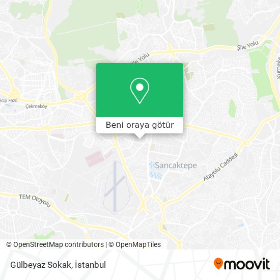 Gülbeyaz Sokak harita