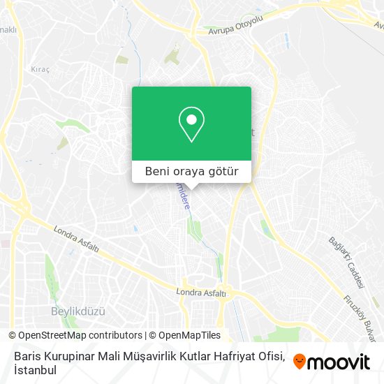 Baris Kurupinar Mali Müşavirlik Kutlar Hafriyat Ofisi harita