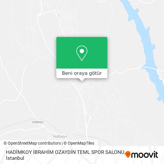 HADİMKOY İBRAHİM OZAYDİN TEML SPOR SALONU harita