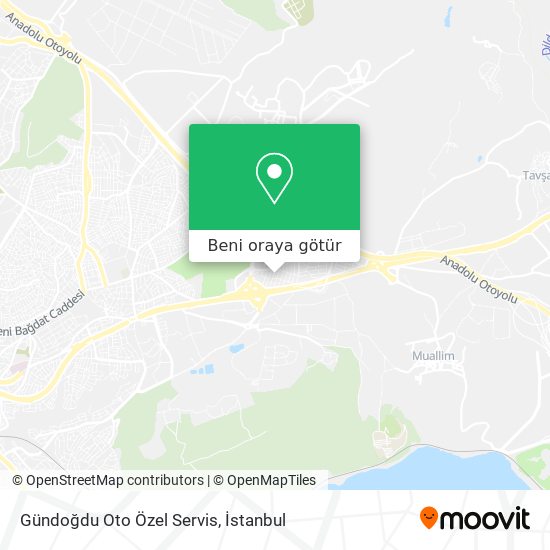 Gündoğdu Oto Özel Servis harita