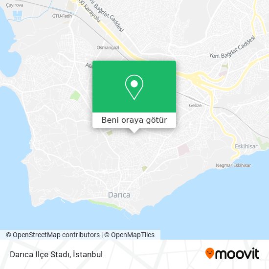 Darıca Ilçe Stadı harita