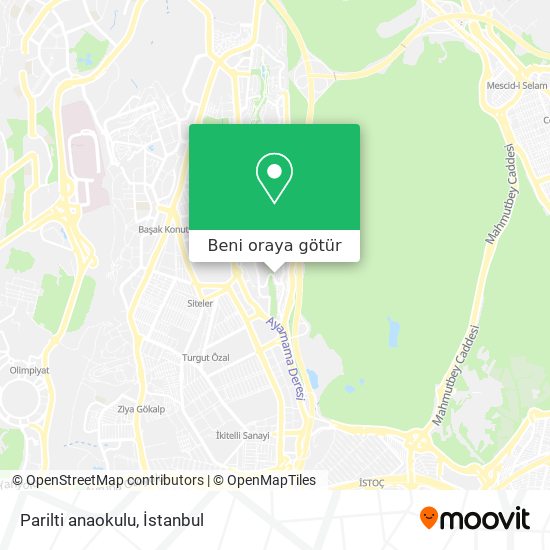 Parilti anaokulu harita