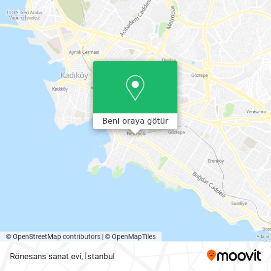 Rönesans sanat evi harita