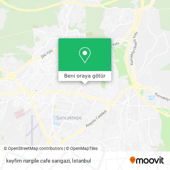 keyfim nargile cafe sarıgazi harita