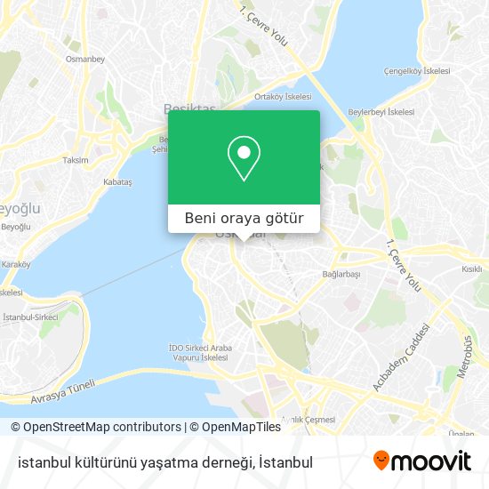 istanbul kültürünü yaşatma derneği harita