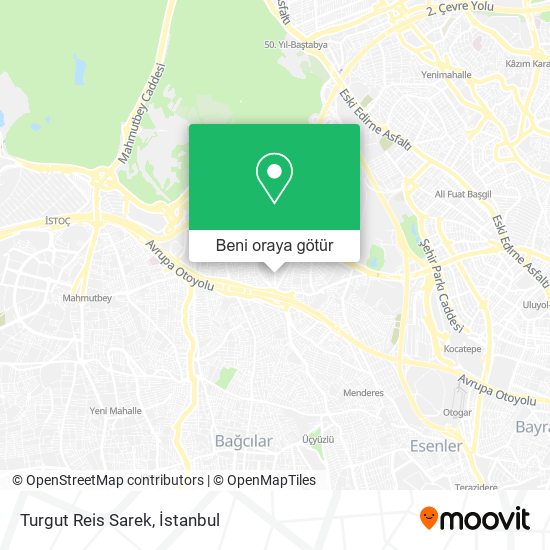Turgut Reis Sarek harita