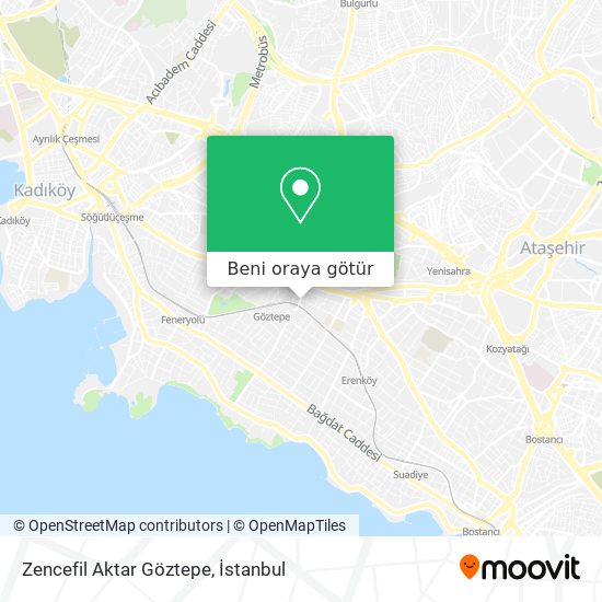 Zencefil Aktar Göztepe harita