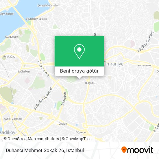 Duhancı Mehmet Sokak 26 harita
