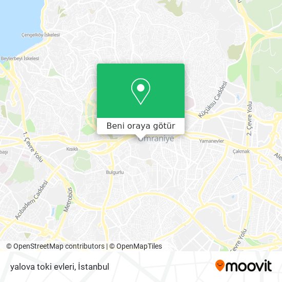 yalova toki evleri harita