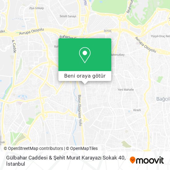 Gülbahar Caddesi & Şehit Murat Karayazı Sokak 40 harita