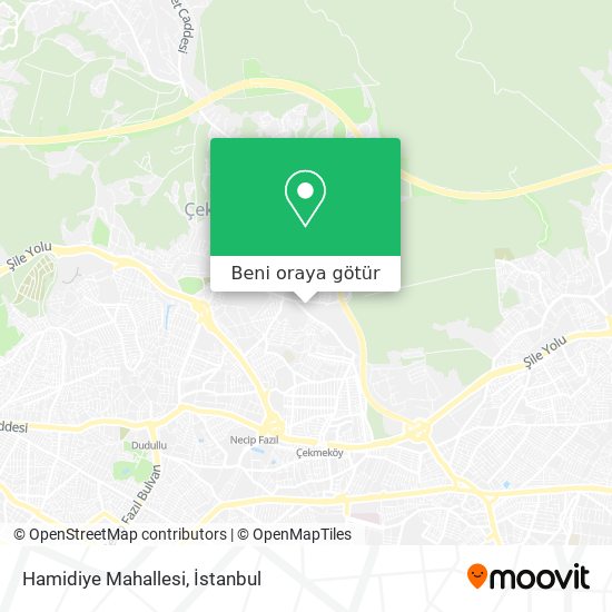 Hamidiye Mahallesi harita