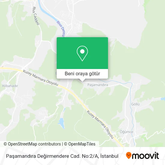 Paşamandıra Değirmendere Cad. No:2 / A harita